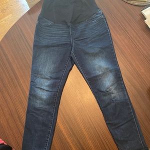 Maternity- Dark blue skinny jeans